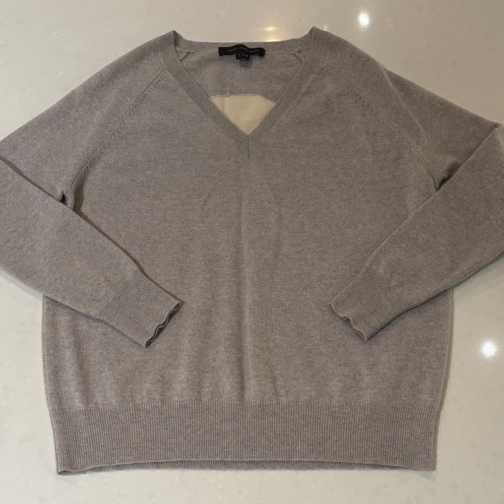 Skull Cashmere Skull-Back 100% cashmere sweater